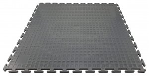 Bodenfliese Vario PVC mit Leder / Dunkelgrau 510x510x7mm / 4 Stück = 1 m²